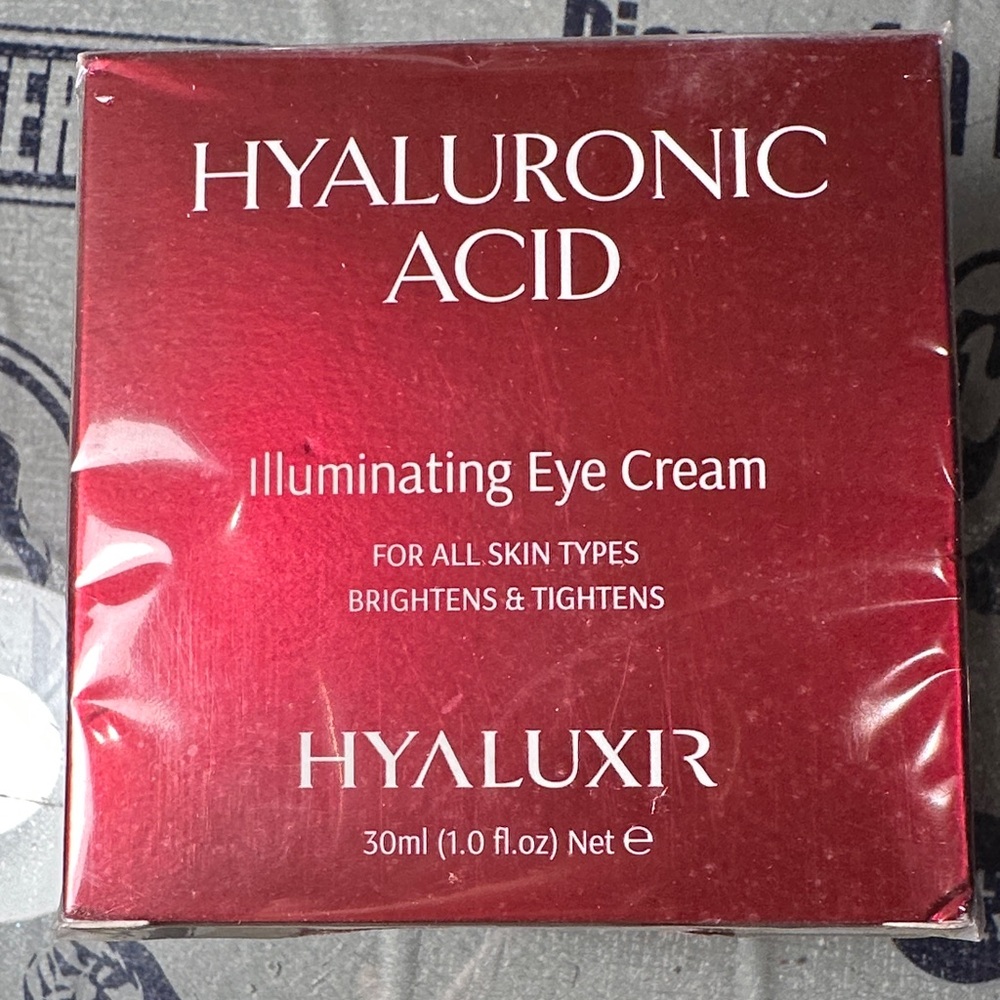 ⚡️HYALUZXR HYALURONIC ACID Illuminating Eye Cream BRIGHTENS & TIGHTENS ALL SKIN